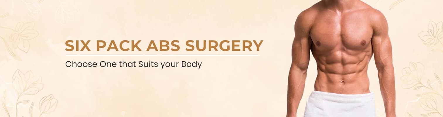 An after-sixpack abs surgery photo of a man